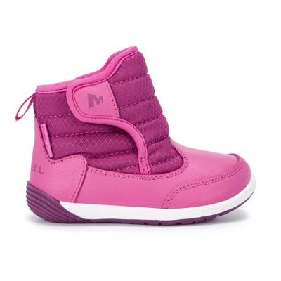Merrell Barestep Snowday Boot - Little Kid Berry Pink In Multi