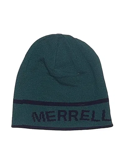 Pre-owned Merrell Beanie Hat In Teal