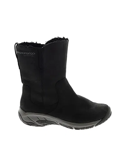 Pre-owned Merrell Boots In Black