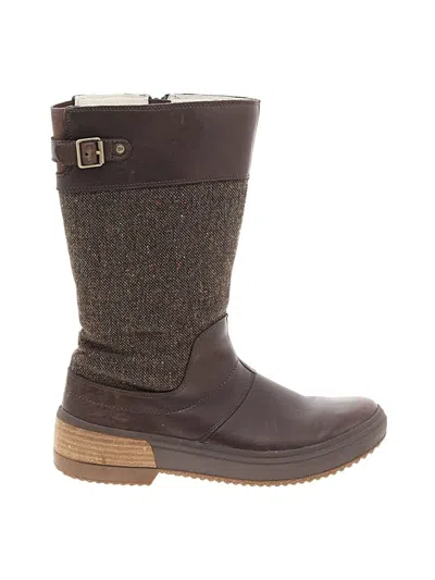 Pre-owned Merrell Boots In Brown