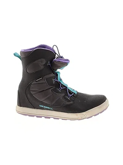 Pre-owned Merrell Boots In Purple