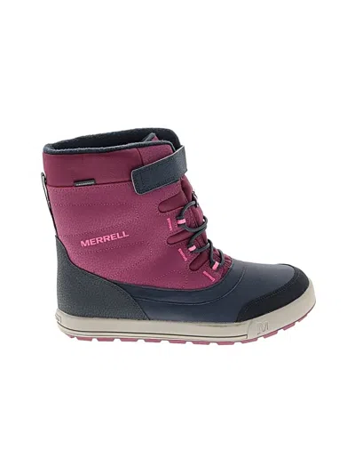 Pre-owned Merrell Boots In Purple