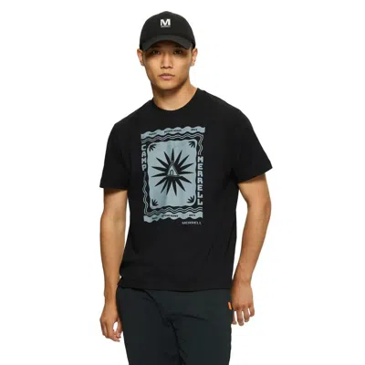 Merrell Camp  Graphic Tee In Black