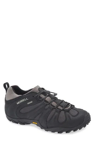 Merrell Cham 8 Stretch Tactical Hiking Boot In Black/grey