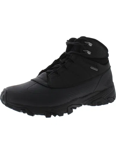 Merrell Cold Pack Ice 6" Plr Wp Mens Leather Waterproof Hiking Boots In Black