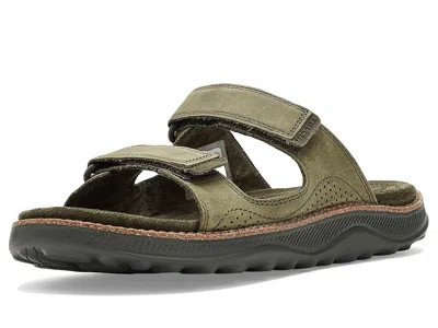 Merrell Cove Leather Slide In Green