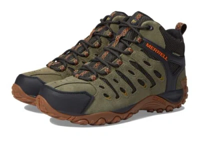 Pre-owned Merrell Crosslander 2 Mid Wp Olive 13 M Sz_13_olive In Green
