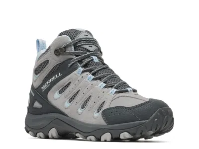Merrell Crosslander 4 Waterproof Hiking Boot In Cement