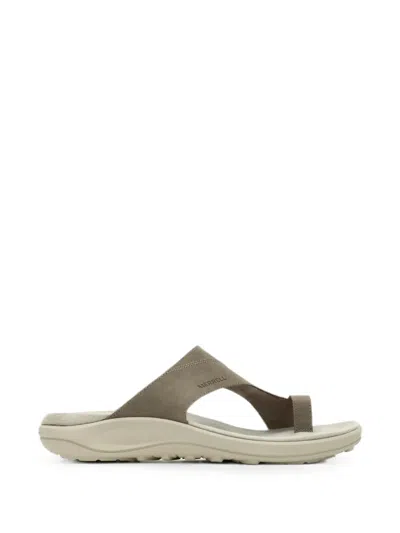 Merrell District 4 Luxe Post Sandals In Green