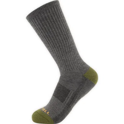 Merrell Eco Cushioned Crew 3 Pack In Loden Green