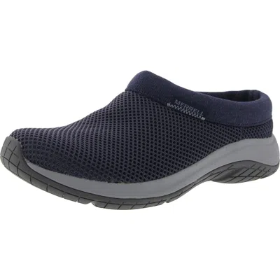 Merrell Encore Breeze 5 Womens Padded Insole Mesh Mules In Blue
