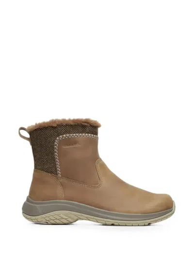 Merrell Encore Ice 5 Herringbone Ankle Boots In Brown