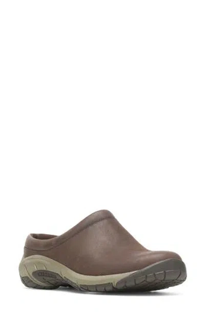 Merrell Encore Nova 4 Leather Clog In Brown