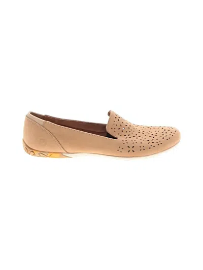 Pre-owned Merrell Flats In Brown