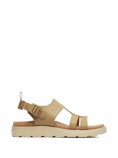 Merrell Fleur Backstrap Flat Sandals In Metallic