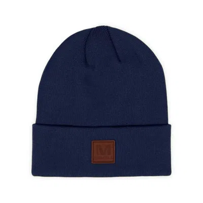 Merrell Gannet Hat With Leather Patch In Blue