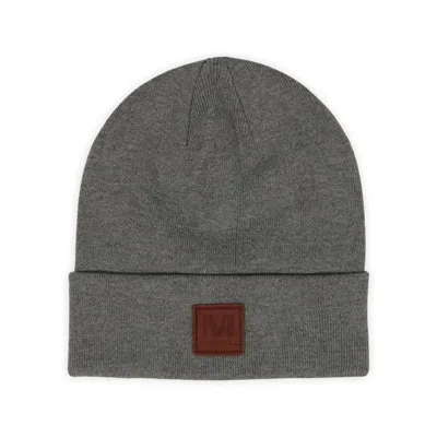 Merrell Gannet Hat With Leather Patch In Gray