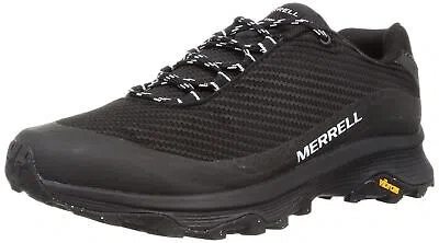 Pre-owned Merrell High King Shoes Moab Speed ​​storm Gore-tex Men S Black Black 26.5 533 In Black/black