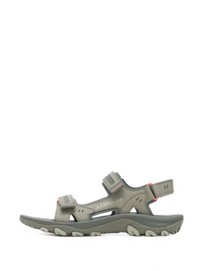 Merrell Huntington Sport Convert Touch-strap Sandals In Gray
