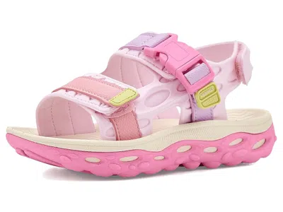 Merrell Hut Ultra (little Kids/big Kids) Kid's Shoes Pink/rainbow : 1 Little Kid M, Synthetic In Multi