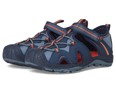 Merrell Kids' Hydro 2.0 (toddler) Boy's Shoes Navy/orange : 10 Toddler M, Synthetic In Multi