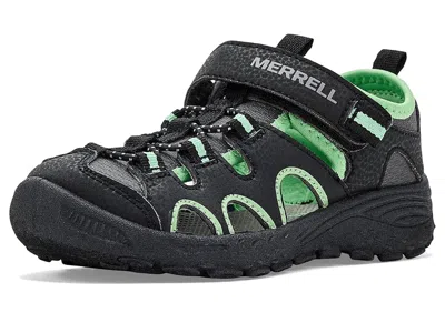 Merrell Hydro Trekker (little Kid/big Kid) Kids Shoes Black/lime : 6 Big Kid M, Synthetic