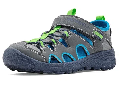 Merrell Hydro Trekker (little Kid/big Kid) Kids Shoes Grey : 12 Little Kid M, Synthetic In Gray