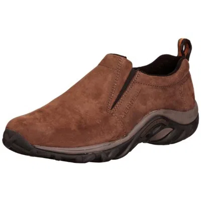 Merrell Jungle Mens Suede Stretch Loafers In Brown