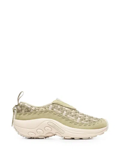 Merrell Jungle Moc Evo Woven Sneakers In Green