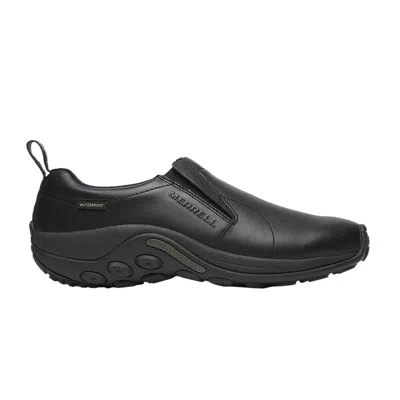 Pre-owned Merrell Jungle Moc Leather Waterproof 'black' | Men's Size 11
