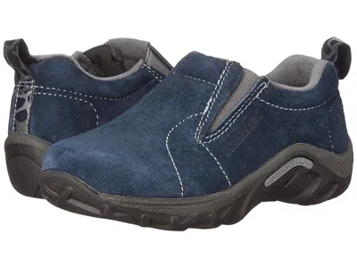 Merrell Jungle Moc (toddler/little Kid/big Kid) Kids Shoes India Ink : 1.5 Little Kid M, Suede In Blue