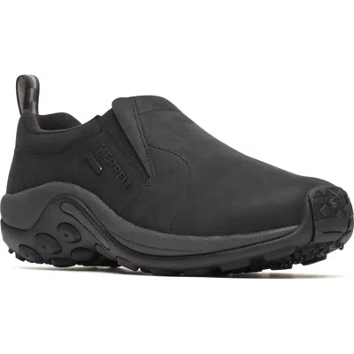 Merrell Jungle Waterproof Moc Slip-on In Black