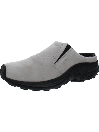 Merrell Jungle Womens Leather Mules In Gray