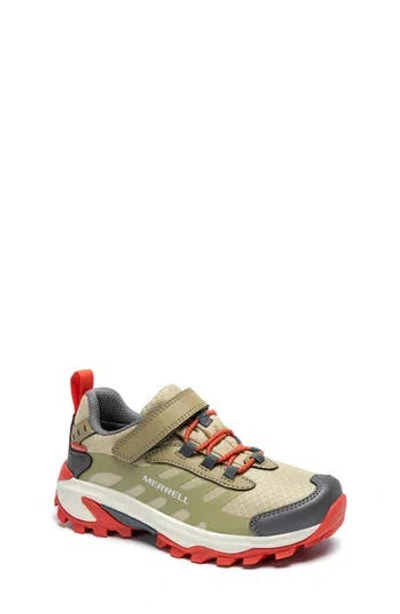 Merrell Kids' Moab Speed 2 Waterproof Hiking Shoe In Coyote