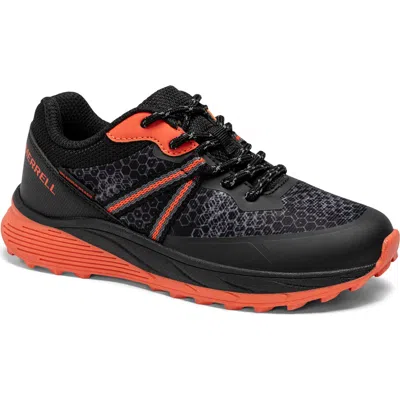 Merrell Kids' Supernova Sneaker In Black/orange