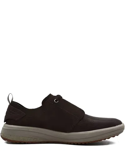 Merrell Leather Lace-up Trainers In Brown