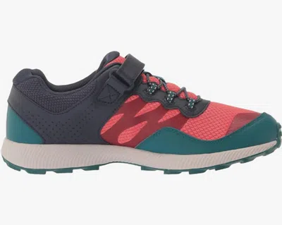 Merrell Little Kid's Nova 2 Trail Runner Shoes In Navy/coral In Blue