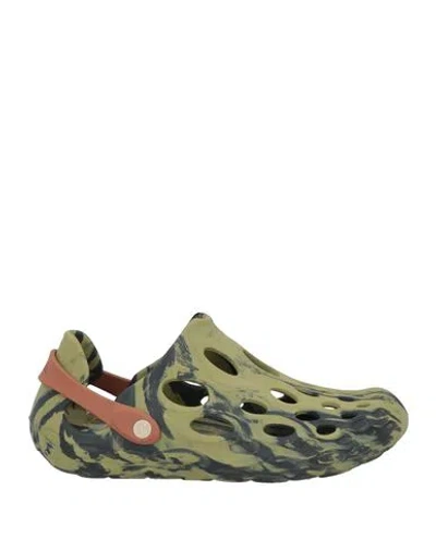 Merrell Man Mules & Clogs Military Green Size 7 Rubber