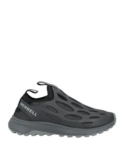 Merrell Man Sneakers Black Size 11 Rubber, Textile Fibers