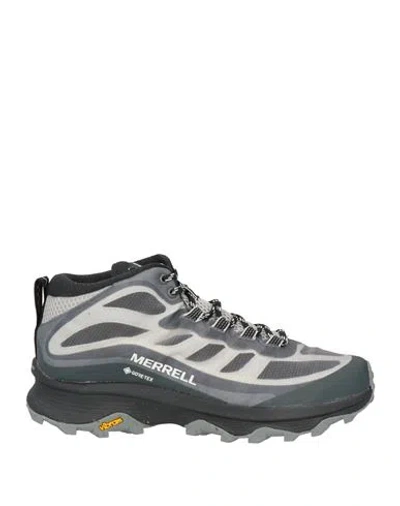 Merrell Man Sneakers Grey Size 9 Synthetic Fibers, Textile Fibers