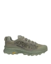 Merrell Man Sneakers Military Green Size 7.5 Textile Fibers, Synthetisches Material In Green