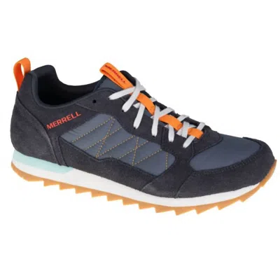Merrell Men's Alpine Sneaker In Ebony/blue Grey In Black
