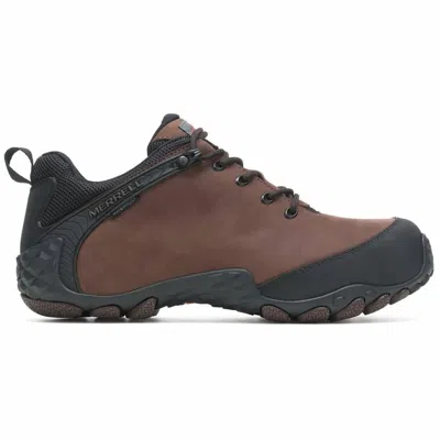 Merrell Men's Chameleon Flux Carbon-fiber Waterproof Work Boots In Brown