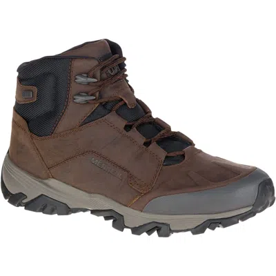 Merrell Men's Coldpack Ice+ Mid Polar Waterproof Boot In Clay In Grey