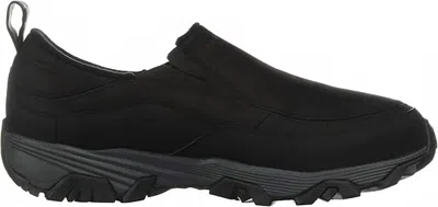 Merrell Men's Coldpack Ice+ Moc Waterproof Slip On Shoes In Black