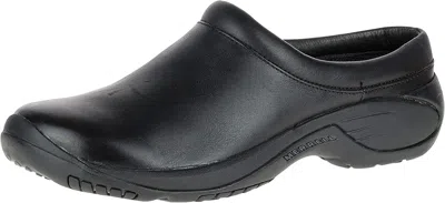 Pre-owned Merrell Men's Encore Gust Slip-on Shoe In Smooth Black