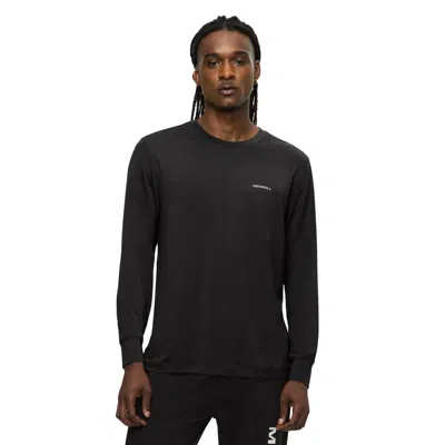 Merrell Men's Horizon Long Sleeve Tencel Tee In Black