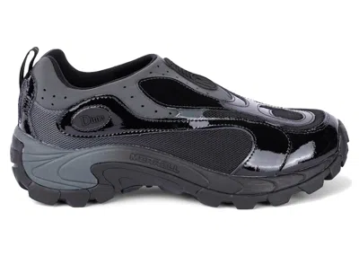 Pre-owned Merrell Men's  1trl Moc Speed Streak Dime Sneakers In Black