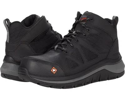 Merrell Men's  Fullbench Speed Mid J003319-001 Black Safety Toe Work Shoes Zogg609
