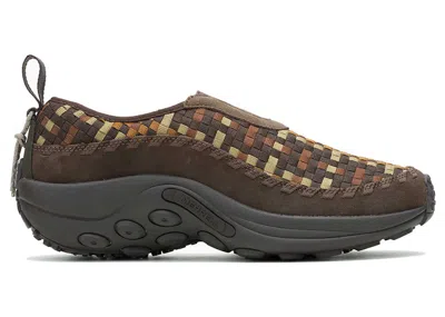 Pre-owned Merrell Men's  Jungle Moc Evo Woven Sneakers In Bracken
